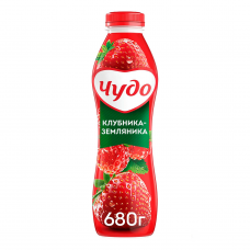 Йогурт фрук Чудо 680 гр 1,9% Клубника/Земляника 1*6шт