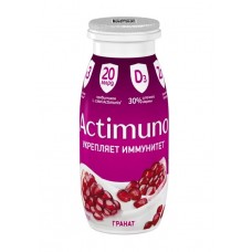 Актимуно Кисломол.прод.,обог.,гранат и цинк 1,5% 95г 6шт Бут.ГЛ24