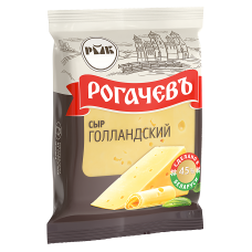 Сыр Голландский м.д.ж. в пересчете на сухое вещество 500гр 45% (ГК20)