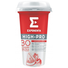 Напиток к.м. EXPONENTA HIGH-PRO 0% 250г клубника-арбуз (6 шт) - 1/1
