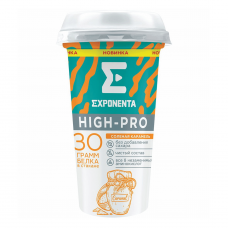 Напиток к.м. EXPONENTA HIGH-PRO 0% 250г соленая карамель (6шт) - 1/1