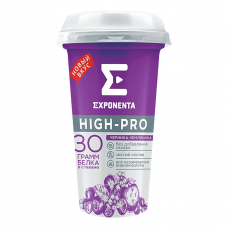 Напиток к.м. EXPONENTA HIGH-PRO 0% 250г черника-земляника (6 шт)-1/1