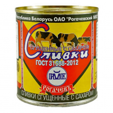Сливки сгущенные с сахар. 19% 360г ж/б /Рогачев/ (30шт)