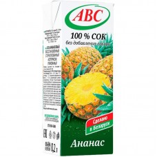 Сок Ананасовый 0,2л слим (27шт) АВС