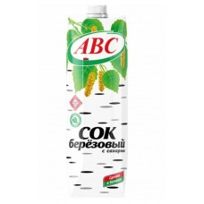Сок Березовый с сах. 1,0л призма т/пак (12шт) АВС