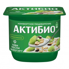 АктиБио Биойогурт обогащенный, киви мюсли 3% 130г Ф.ст. ГЛ12