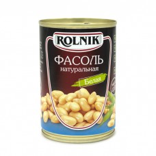 Фасоль натуральная (белая) ж/б №46 410 гр ( 1/15шт )ТМ ROLNIK Фасоль натуральная (белая) ж/б №46 410 гр ( 1/15шт )ТМ ROLNIK