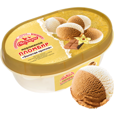 Мороженое двухслойное пломбир "Ириска" 15% 500 г (упак 8) ЧЗ Мороженое двухслойное пломбир "Ириска" 15% 500 г (упак 8) ЧЗ