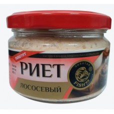 РИЕТ (паштет) лососевый 180 гр/ в упак 8 шт