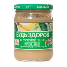 Пюре Яблочно-банановое 450г (6шт) АВС