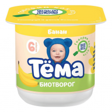 Тема Биотворог Банан 4% 95г Форм.ст. ГЛ6