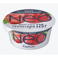 НЕО Йогурт Фруктовый Греческий  Клубника 1.7%125г Ван 8Х СГ35