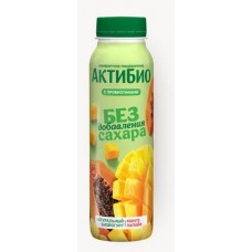 АктиБио Биойогурт обогащенный Манго папайя 1,5% 260г Бут.ТП9