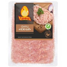 П/ф рубл.  из м.п. Фарш"Нежный", (Пол. лоток) зам (0,8-1,0кг)/8