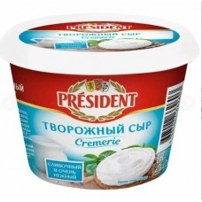 Сыр мягкий President сливочный творожный 56% 8х140г Tub
