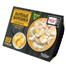 Варёные вареники с картофелем с маслом БЫСТРО ВКУСНО 250гр.*12 ФУП