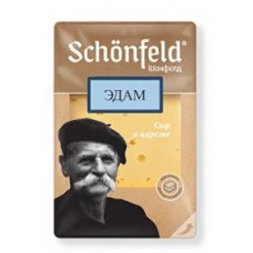 Сыр "Эдам" т.м. "Schonfeld" 45%, нарезка 125 гр/6шт