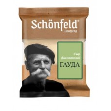 Сыр фасованный ГАУДА тм "Schonfeld", мдж 45%, кусок 180 г/10 шт