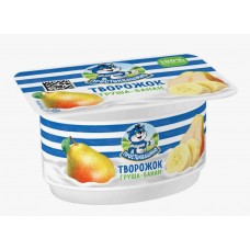 Простоквашино Продукт творожн.Творожок Груша банан 3,6%110гФ.ст.ГЛ8
