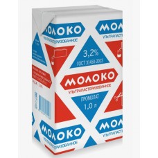 Молоко "Промолат" 3.2% ТБА 1л (12 шт)