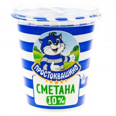 Простоквашино Сметана 10% 300г Ст. ГЛ12
