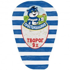 Простоквашино Творог 9% 200г Обрам ГК6