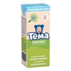Тема Биолакт Детский Клубника банан 3,0% 206 TBA slim ГК6