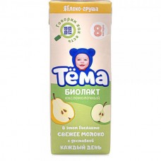 Тема Биолакт Детский Яблоко груша 3,0% 206 TBA slim ГК6