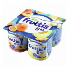 Fruttis Сливочный 5,% 115г*24 Персик и маракуйя/ананас и дыня Fruttis Сливочный 5,% 115г*24 Персик и маракуйя/ананас и дыня