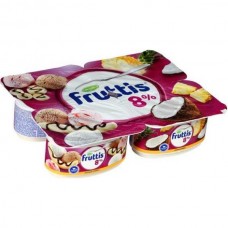 Fruttis СуперЭкстра 8,0% 115г*16 Банан-Сплит/пинаколада Fruttis СуперЭкстра 8,0% 115г*16 Банан-Сплит/пинаколада