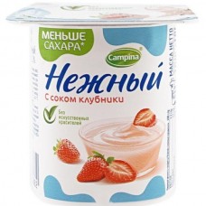 Нежный 1,2% 100г*24 Клубника