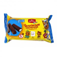 Сырок творож глазированный с ванилью 16% (t -18 C)(палочки) 180 г (упак 4) Три кота (501) Сырок творож глазированный с ванилью 16% (t -18 C)(палочки) 180 г (упак 4) Три кота (501)