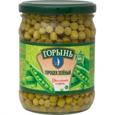 Горошек зеленый в/с 450г (1/12шт) ТМ Горынь (Беларусь) Горошек зеленый в/с 450г (1/12шт) ТМ Горынь (Беларусь)