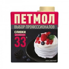 Петмол Крем сливочный ультрапастер.33% 1000г TBASQ ГК12