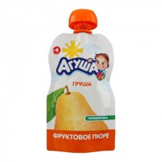 Пюре фрукт Агуша груша  90 гр*10 пауч-пак