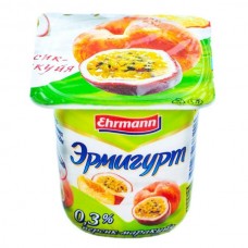 Эрмигурт Легкий 0,3% 4x100г Продукт йогуртный пастеризованный с персиком и маракуйей (ГК24)