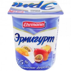 Эрмигурт Экстра Cливочный 7,5% 4х100г Продукт йогуртный пастер. с тропическими фруктами (ГК24) Эрмигурт Экстра Cливочный 7,5% 4х100г Продукт йогуртный пастер. с тропическими фруктами (ГК24)
