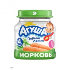 Пюре овощ Агуша Морковь 80 гр*8 ст/б
