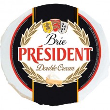 СЫР МЯГКИЙ С БЕЛОЙ ПЛЕСЕНЬЮ BRIE DOUBLE CREAM PRESIDENT 73% 2,897 кг