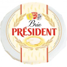 Сыр мягкий Бри President 60% 2,897 кг