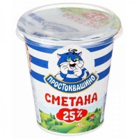 Простоквашино Сметана 25% 300г Ст. ГЛ12
