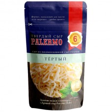 Сыр твердый "Палермо" с м.д.ж. 40% 120 г (упак 6) (тертый) дой-пак Сыр твердый "Палермо" с м.д.ж. 40% 120 г (упак 6) (тертый) дой-пак