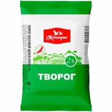 Творог м.д.ж. 2% 180 г ТМ Свитлогорье  (упак 8) (Ядр)