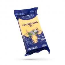 Сыр "Российский" мол. м.д.ж.50% фас. 200гр./10