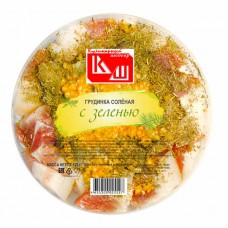 Грудинка Копчёная  (нарезка) (банка 0,125кг*24шт) (КуШ)