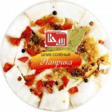 Шпик Паприка (нарезка) (банка 0,2кг*18 шт) КуШ