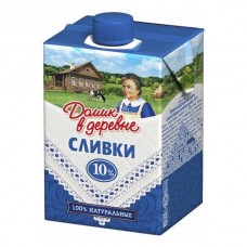 Сливки стер.Домик в деревне 10% 200 гр*18 ТВА