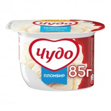 Десерт твор.взб. Чудо 85 гр 5,8% Пломбир 1*12шт ВАННА