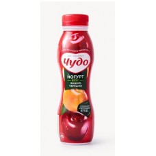 Йогурт фрук Чудо 260 гр 1,9% Вишня-Черешня 1*6шт Бутылка Пл