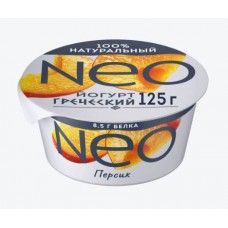 НЕО Йогурт Фруктовый Греческий Персик 1.7%125г Ван 8ХСГ35